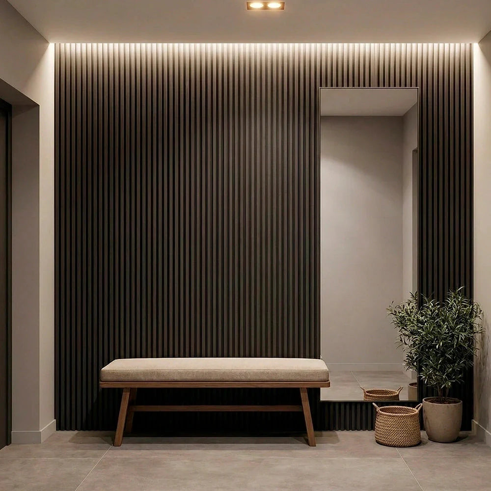 Acoustic Wood Wall Panel — Transform Your Space in Just 30 Minutes - (270cm x 110cm)