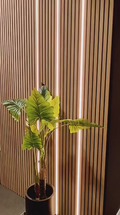 Acoustic Wood Wall Panel — Transform Your Space in Just 30 Minutes - 1 Individual Panel – 106″ × 43″ (270cm x 110cm)